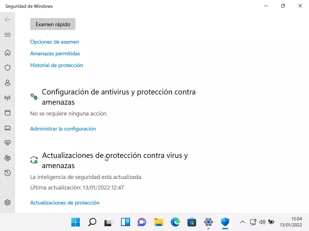 Configure antivirus in Windows 11
