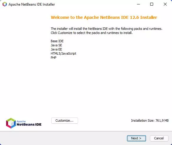 Installing NetBeans on Windows - 1