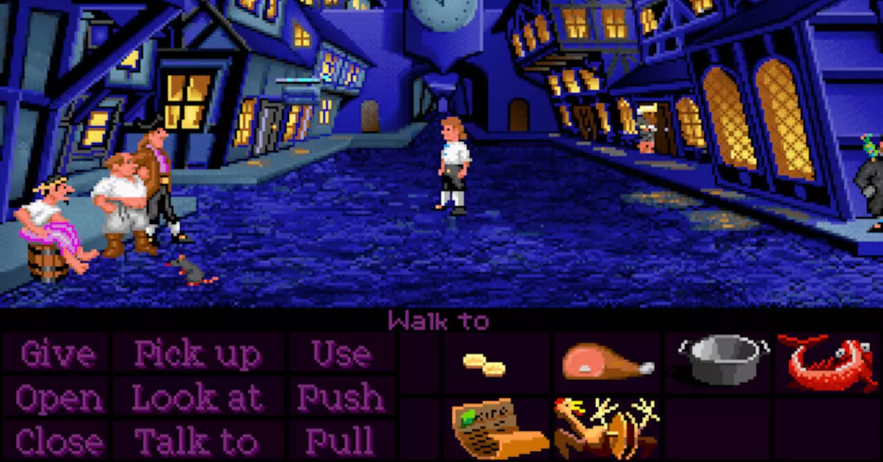 The point and click mechanics of Monkey Island
