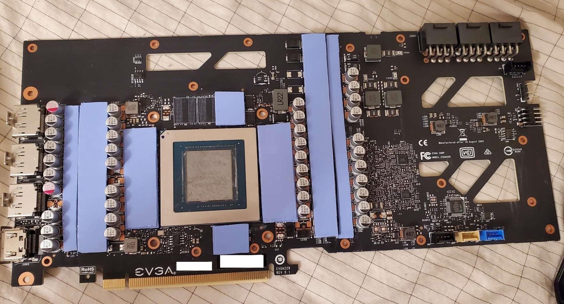 Thermal Pads VRAM VRM Graphics card overheating