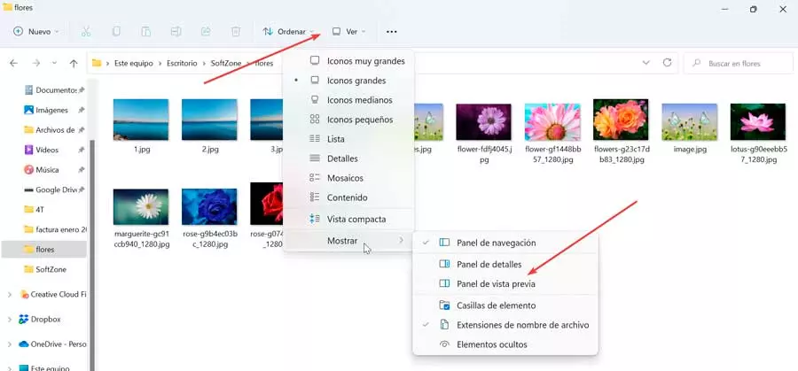Activate preview pane in Windows 11