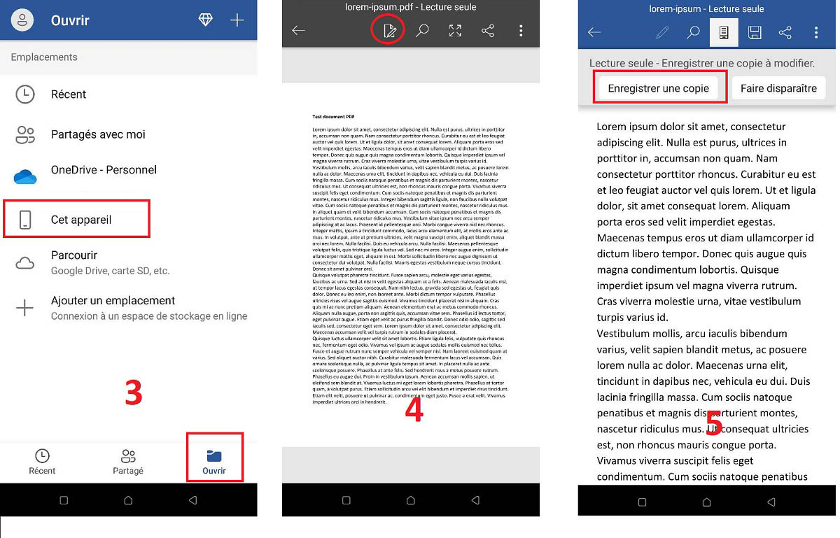 Edit PDF on Android and iPhone