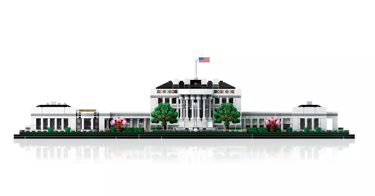 white house lego architecture
