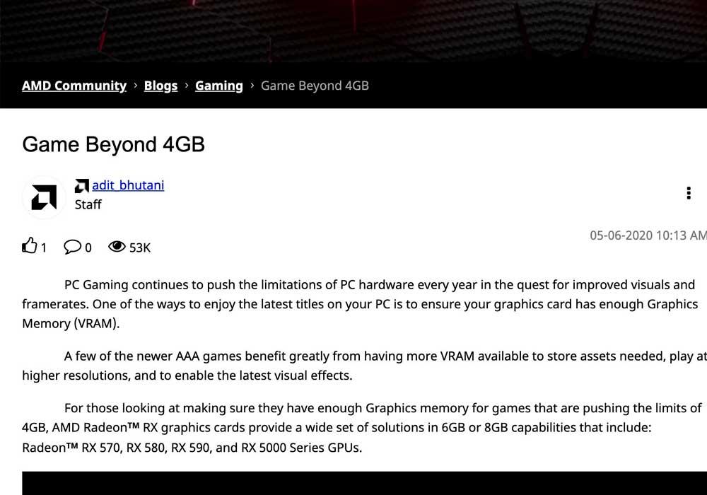 AMD Web Article