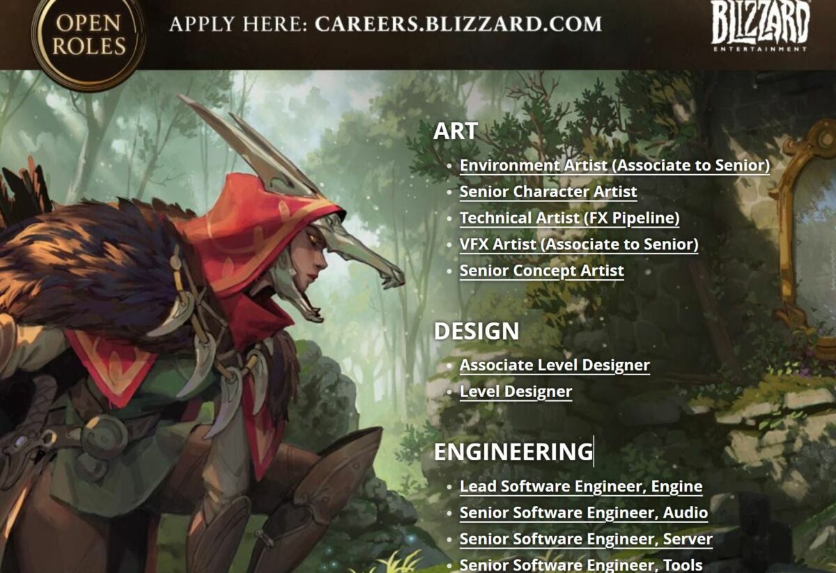 Blizzard Recruitment