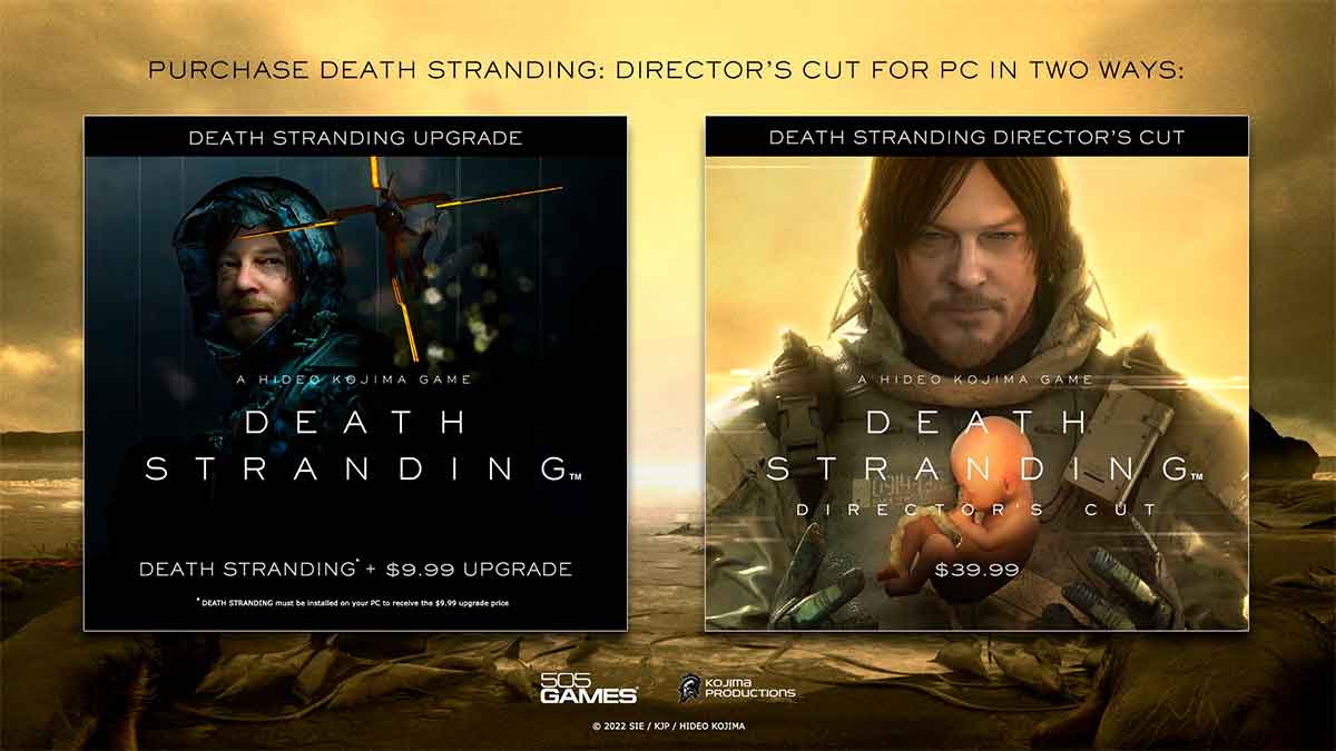 Death Stranding Director's Cut: date and price for PC