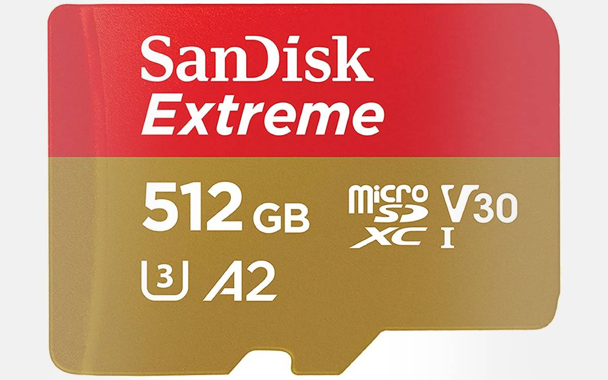 SanDisk Extreme 512 GB on promotion
