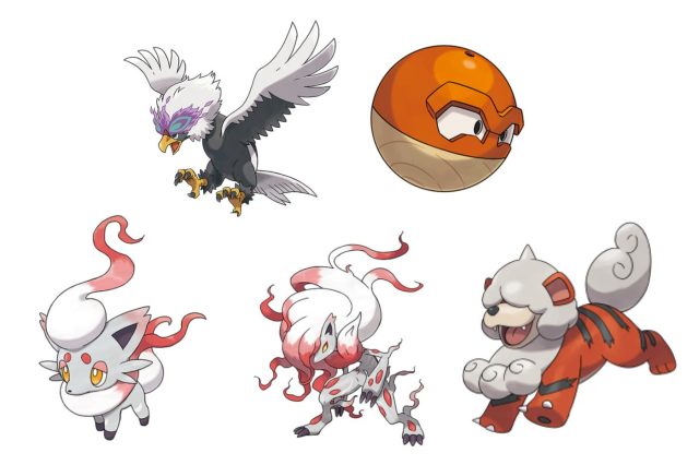 Hisui Forms Pokémon Legends Arceus