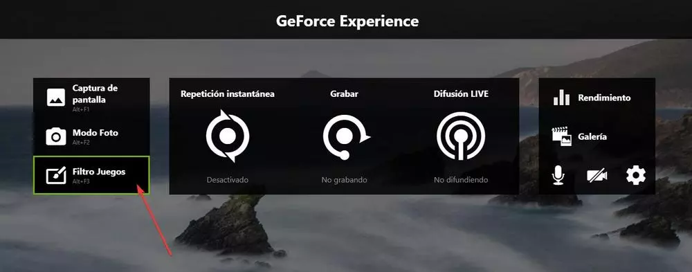 NVIDIA GeForce Experience - Panel Overlay