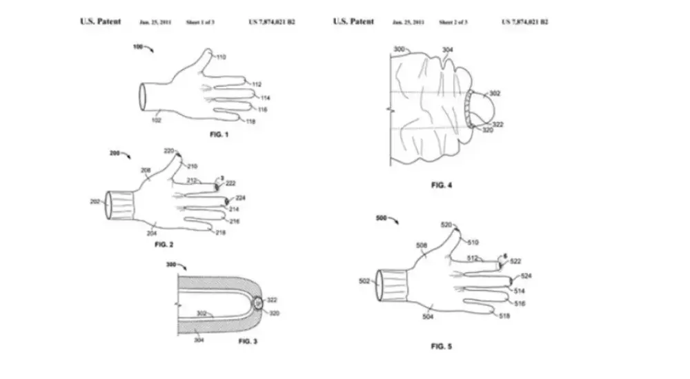 patent magic gloves