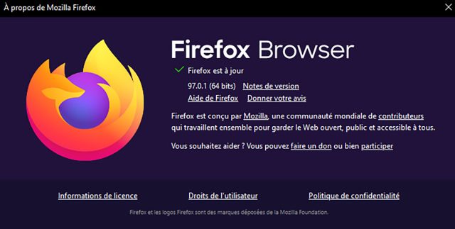 Mozilla Firefox 97