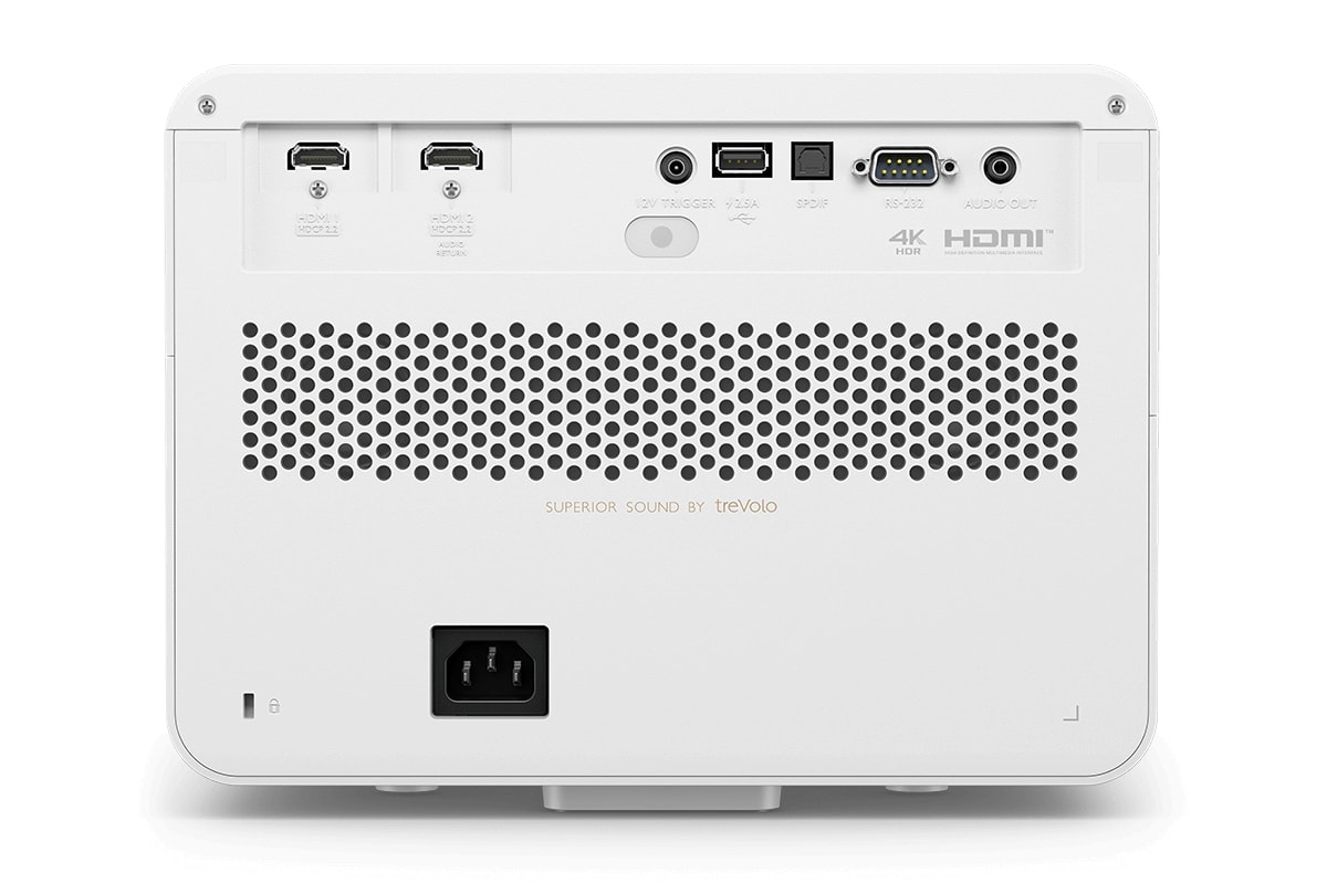 BenQ X3000i projector connectors