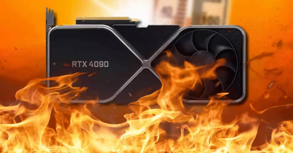 RTX 4090 hot fake render 850W