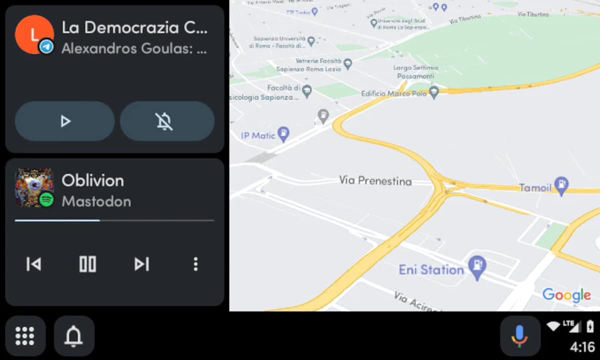google android auto new interface 2022