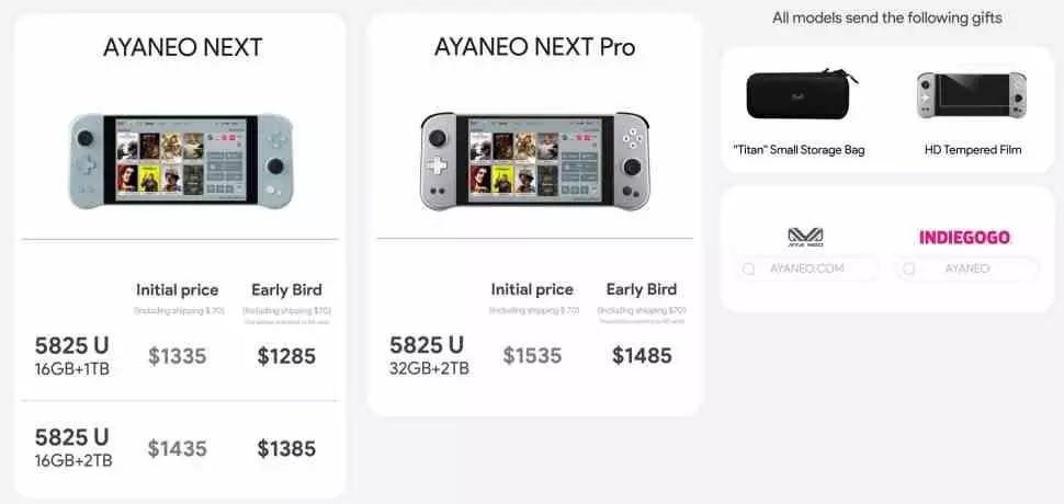 AYANEO NEXT Price