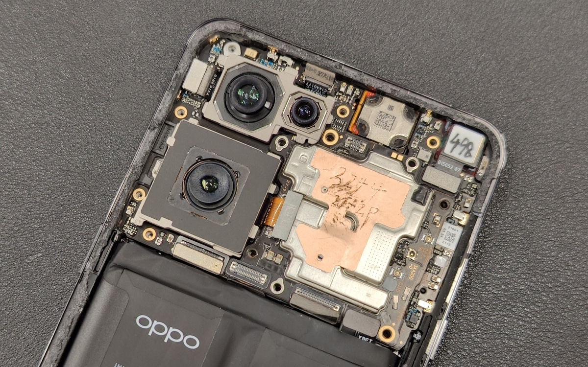 Oppo Find X5 Pro disassembled