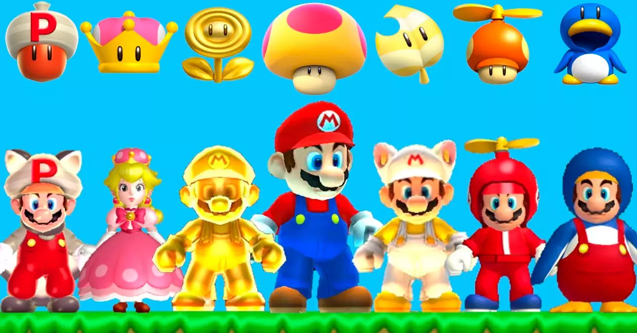 Classic Mario costumes.