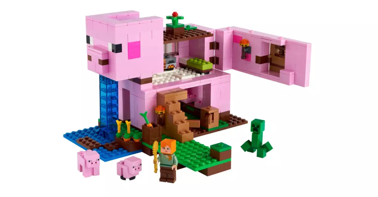 pig house lego minecraft