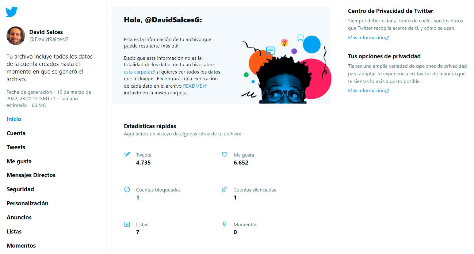 How to download your Twitter history step by step