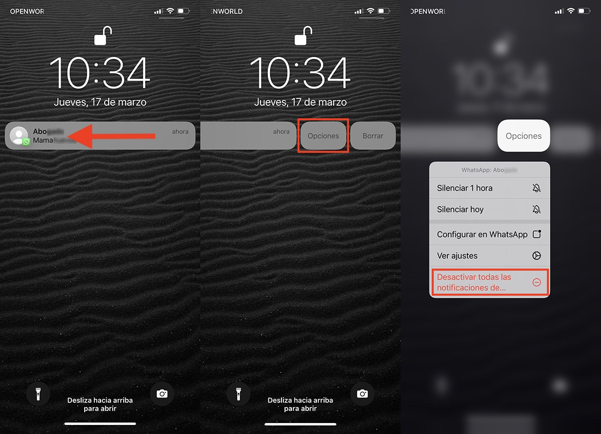 Disable iOS notifications