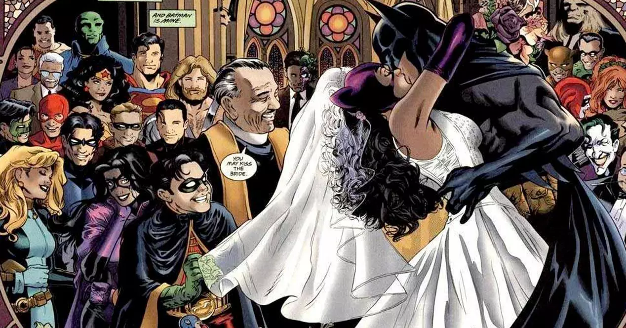 Batman and Catwoman wedding.
