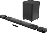 JBL BAR 9.1, Sound Bar with the power of Dolby Atmos, Subwoofer and two wireless surround speakers and streaming support for Google Chromecast and Apple Airplay 2, color black
