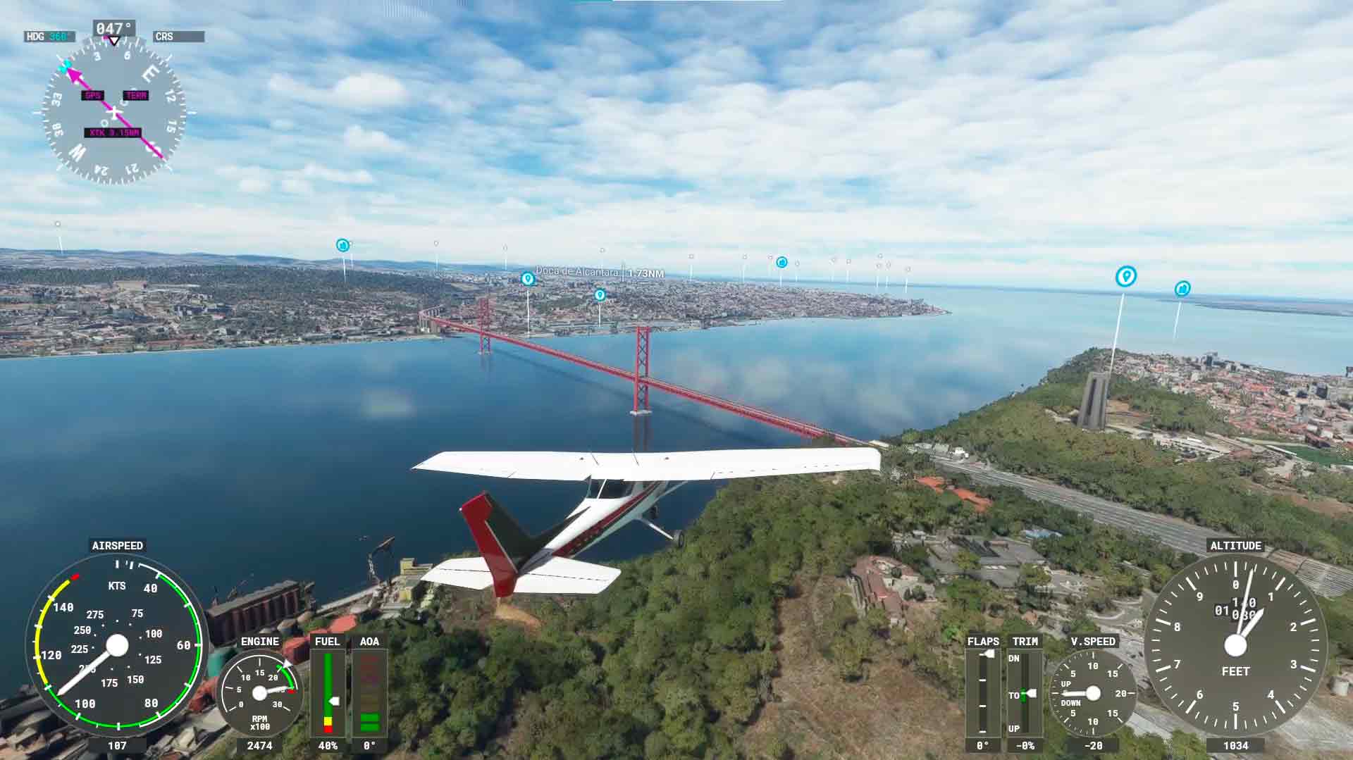 Flight Simulator improves its map of the Iberian Peninsula