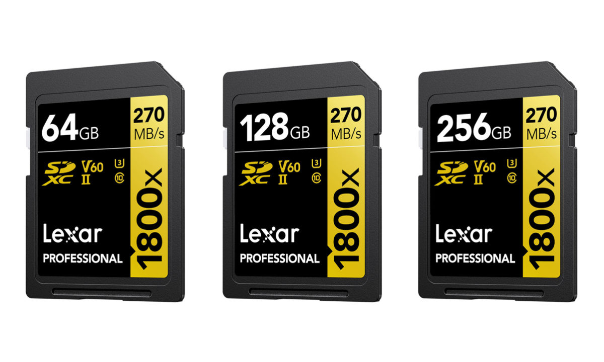 Lexar Professional 1800x SDXC UHS-II GOLD