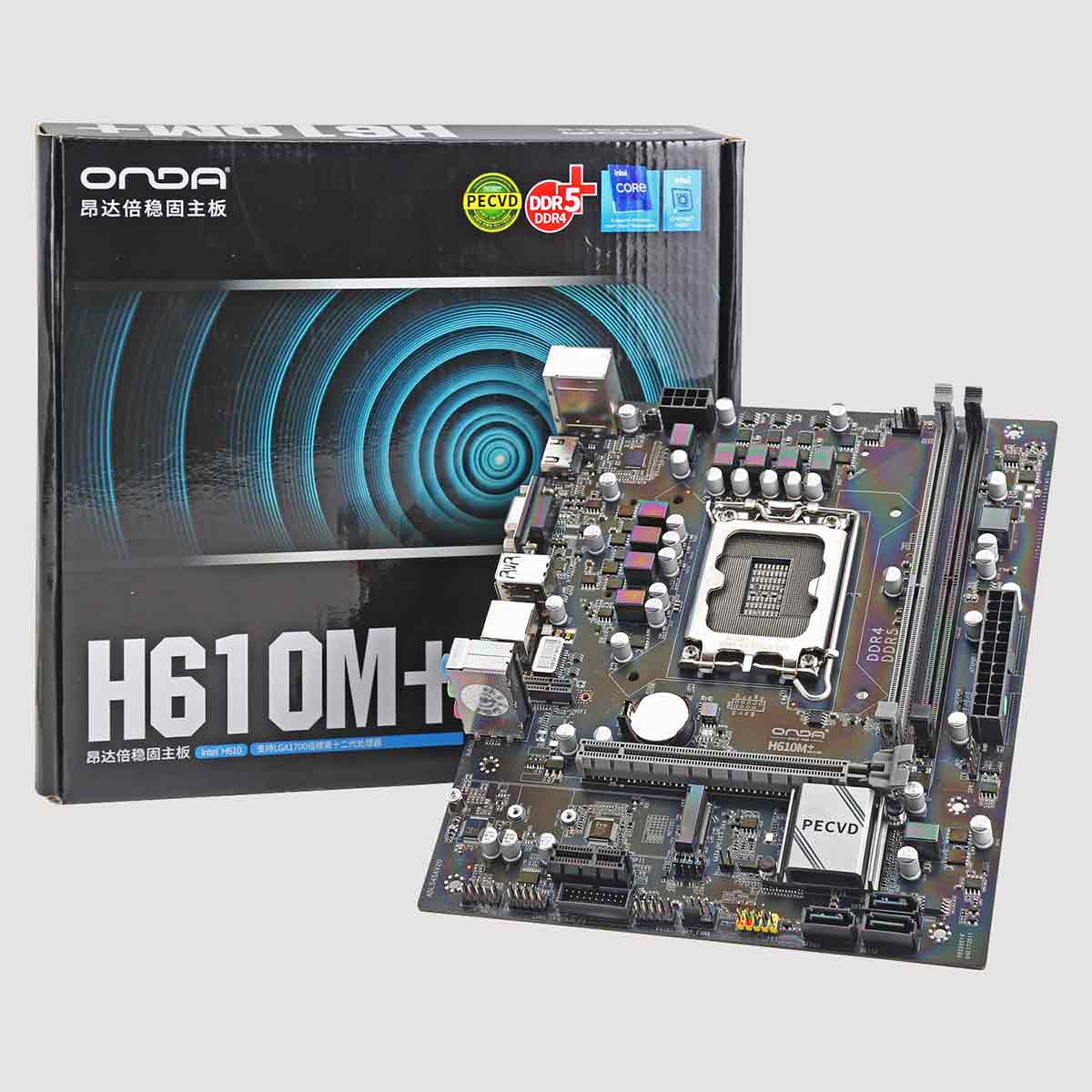 ONDA H610M+: a motherboard with support for DDR4 and DDR5