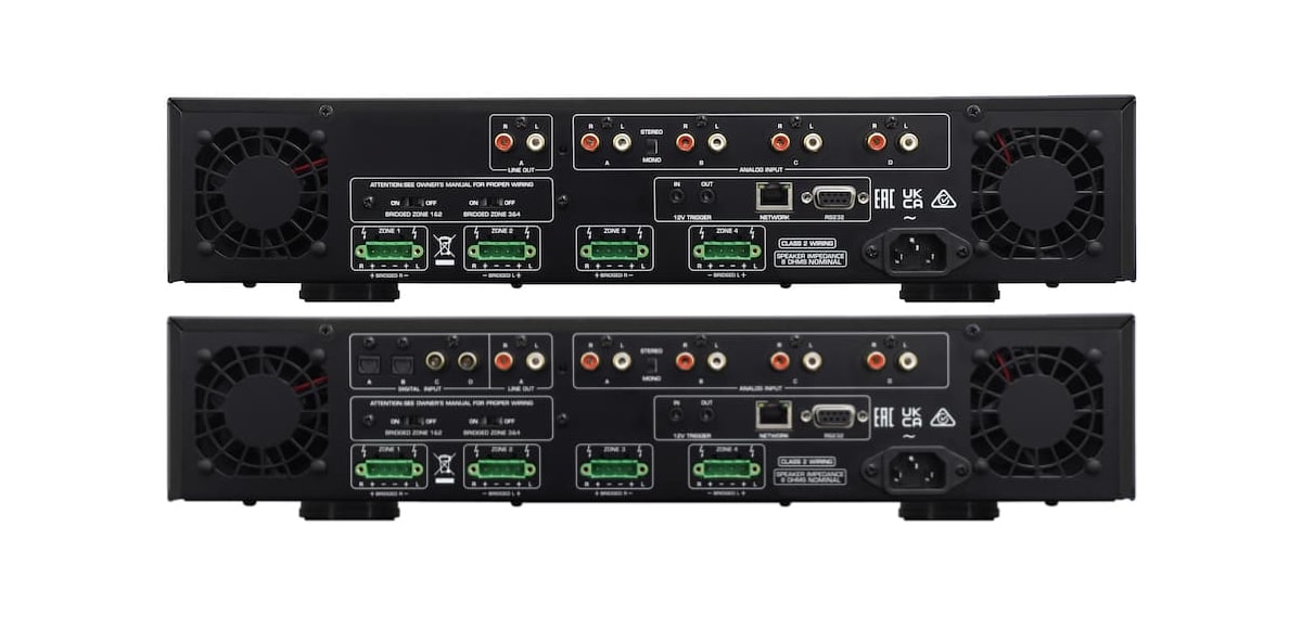 Rotel C8 and C8+ rear amplifiers