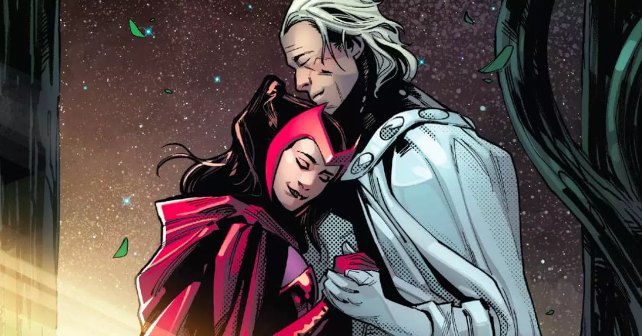 Scarlet Witch and Magneto