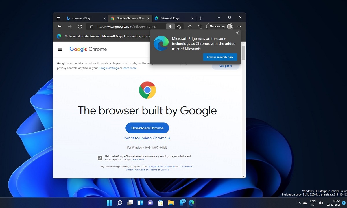 change browser in windows 11