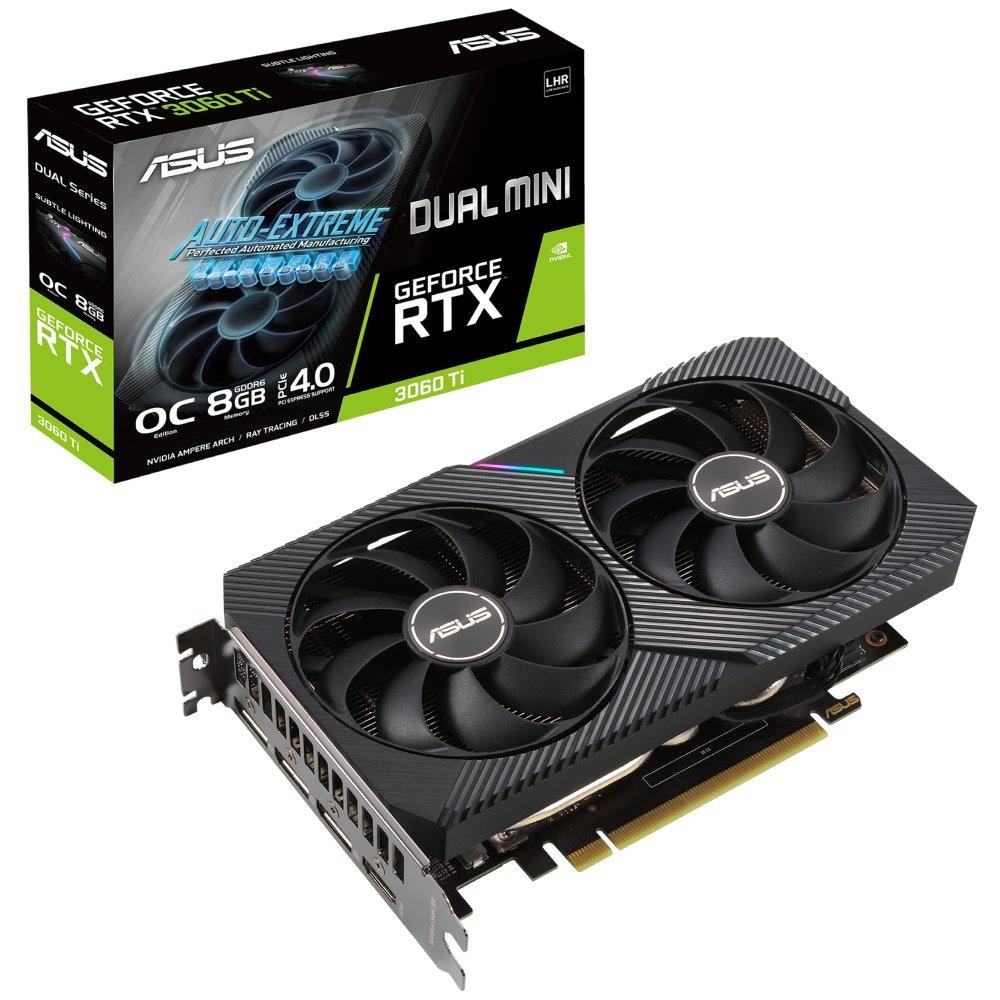 Asus Dual NVIDIA GeForce RTX 3060 TI O8G Mini V2 OC Graphics Card - March's Best Selling Graphics Cards