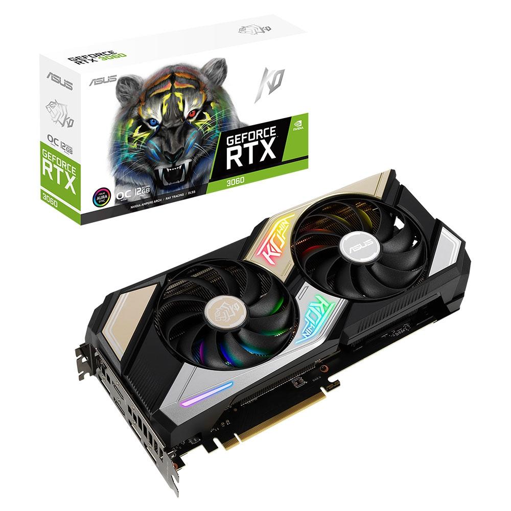 Asus NVIDIA GeForce KO RTX 3060 OC V2 Edition Graphics Card - March's Best Selling Graphics Cards