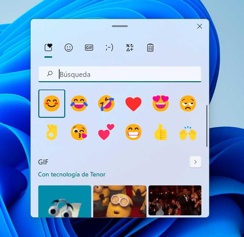 Emoji keyboard in Windows 11