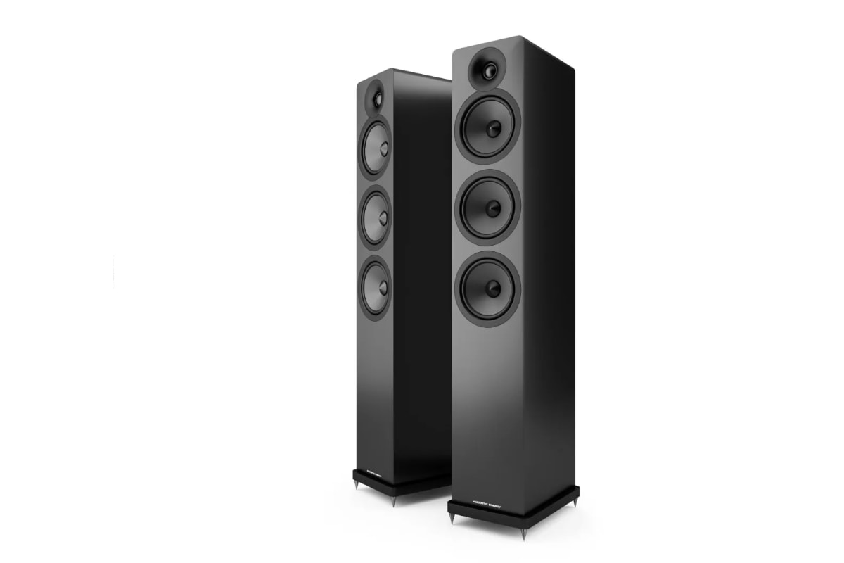 Acoustic Energy AE120² speakers in black