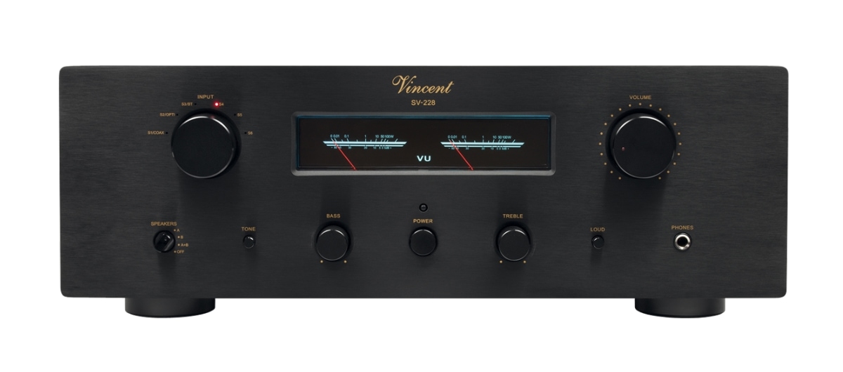 Vincent Audio SV-228 front amplifier black