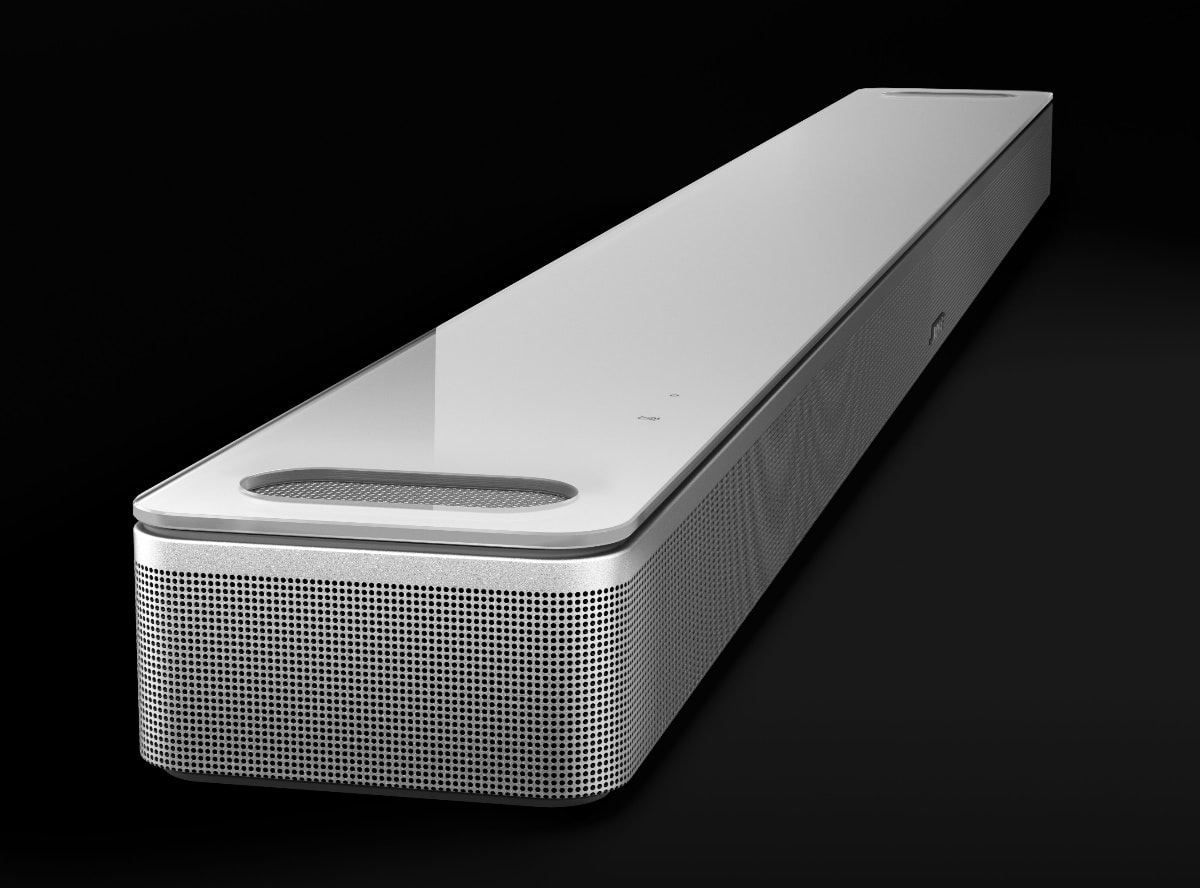 Bose Smart Soundbar 900 side white sound bar