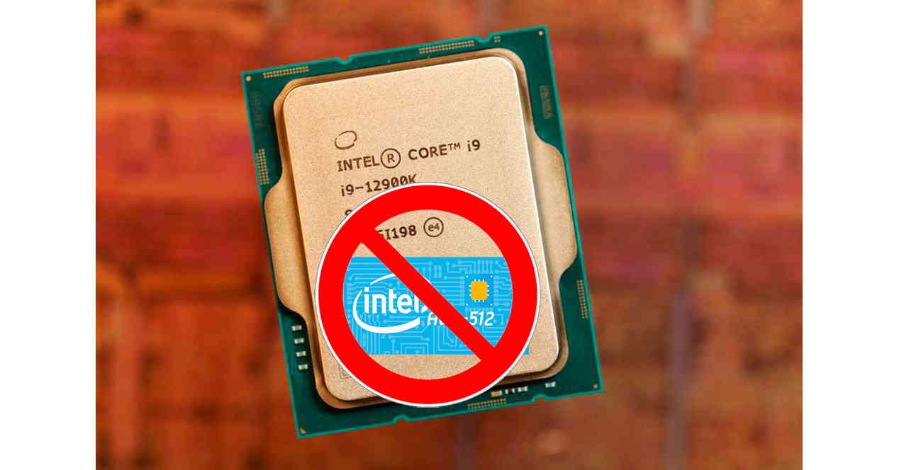 Remove AVX-512 Intel Core 12 Support