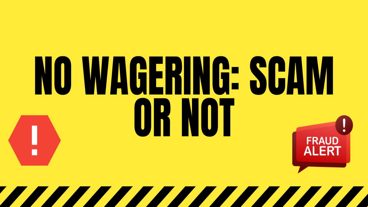 No Wagering: Scam or Not