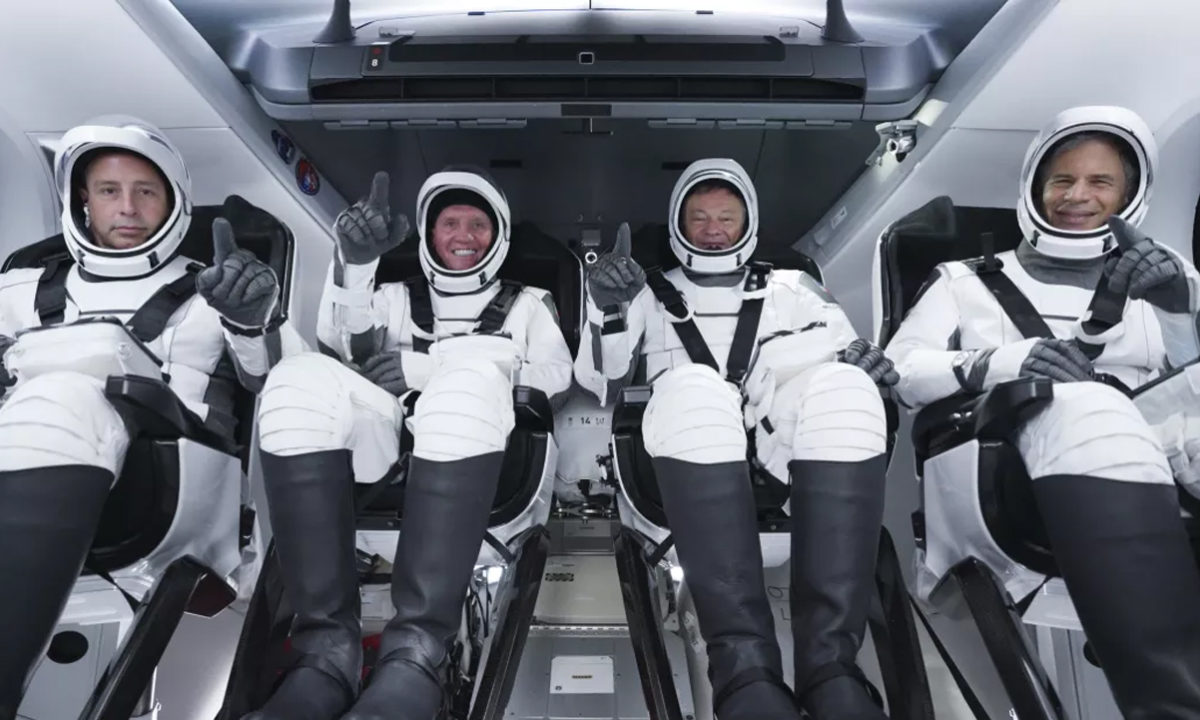 SpaceX and Axiom Space crew