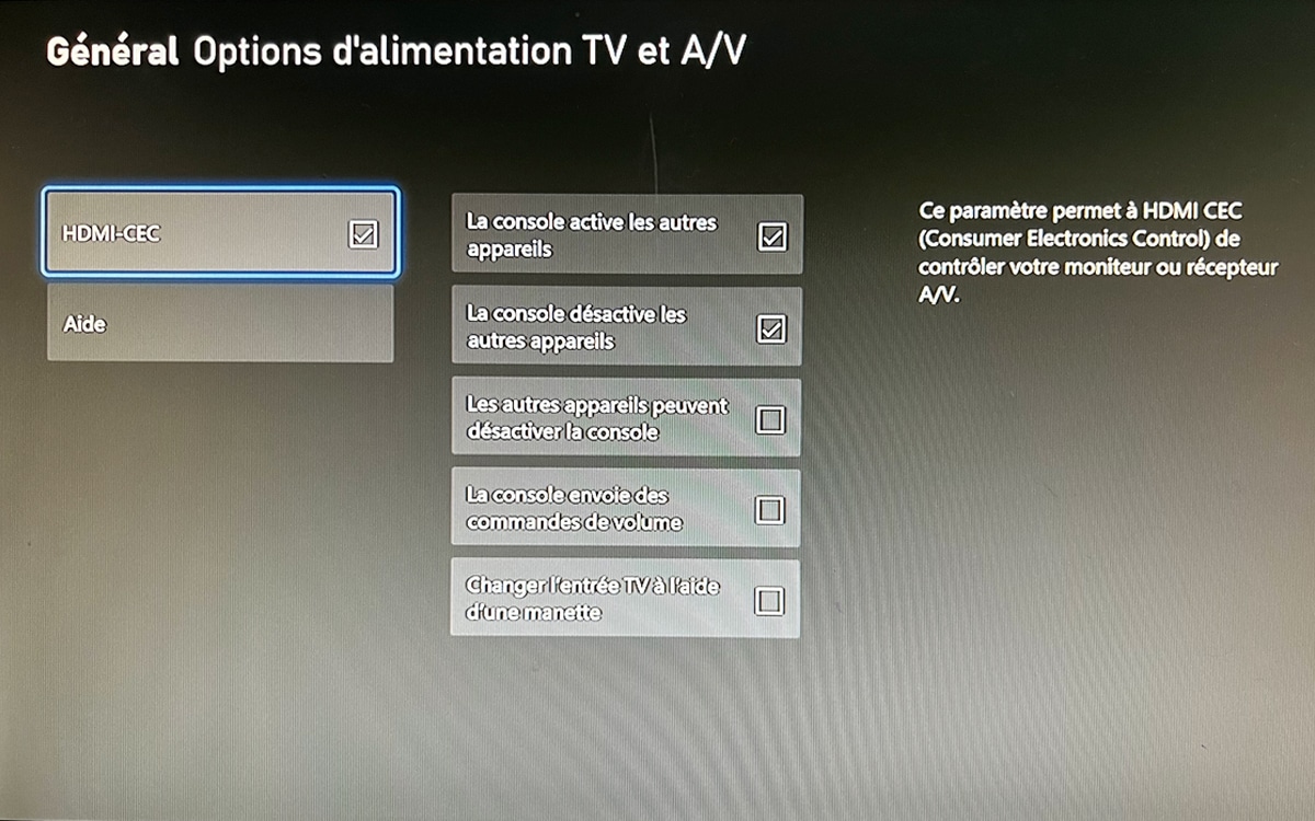 xbox series x tv input settings