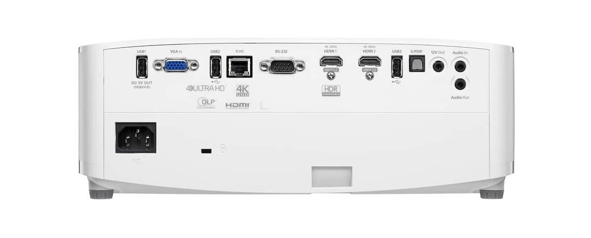 Optoma UHD55 connectivity projector