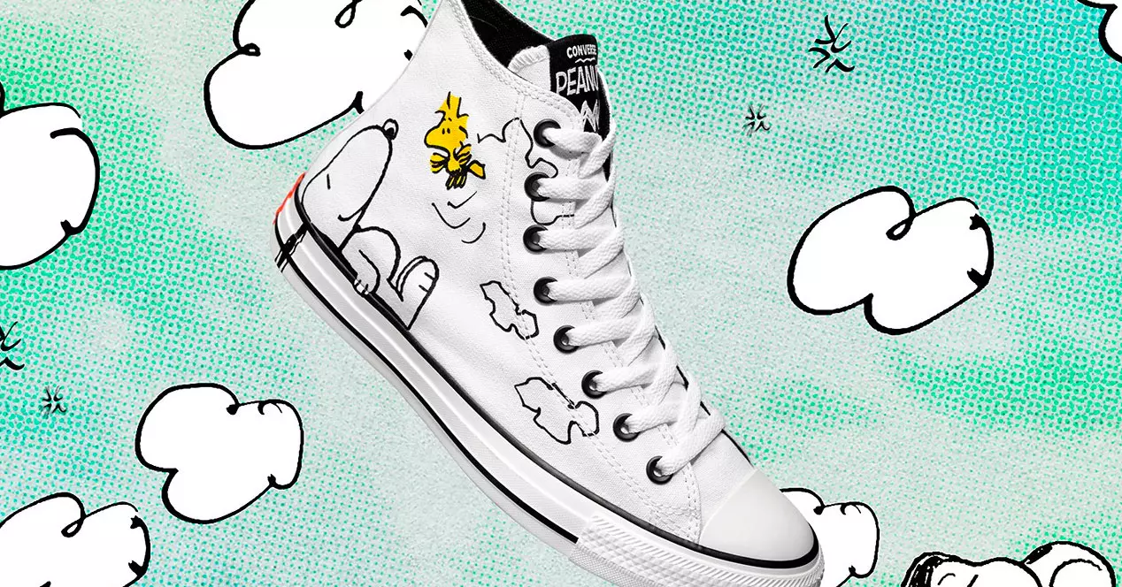 Snoopy and Converse.