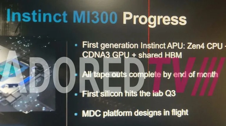 AMD prepares the first exascale APU within the Instinct MI300 series
