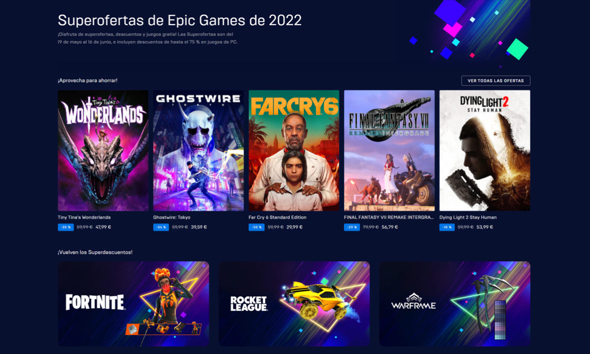 Epic Games Super Deals 2022