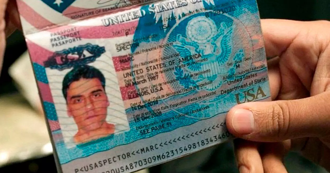Marc Spector's passport.