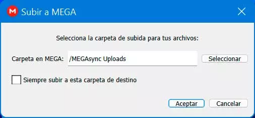 MEGASync upload to MEGA