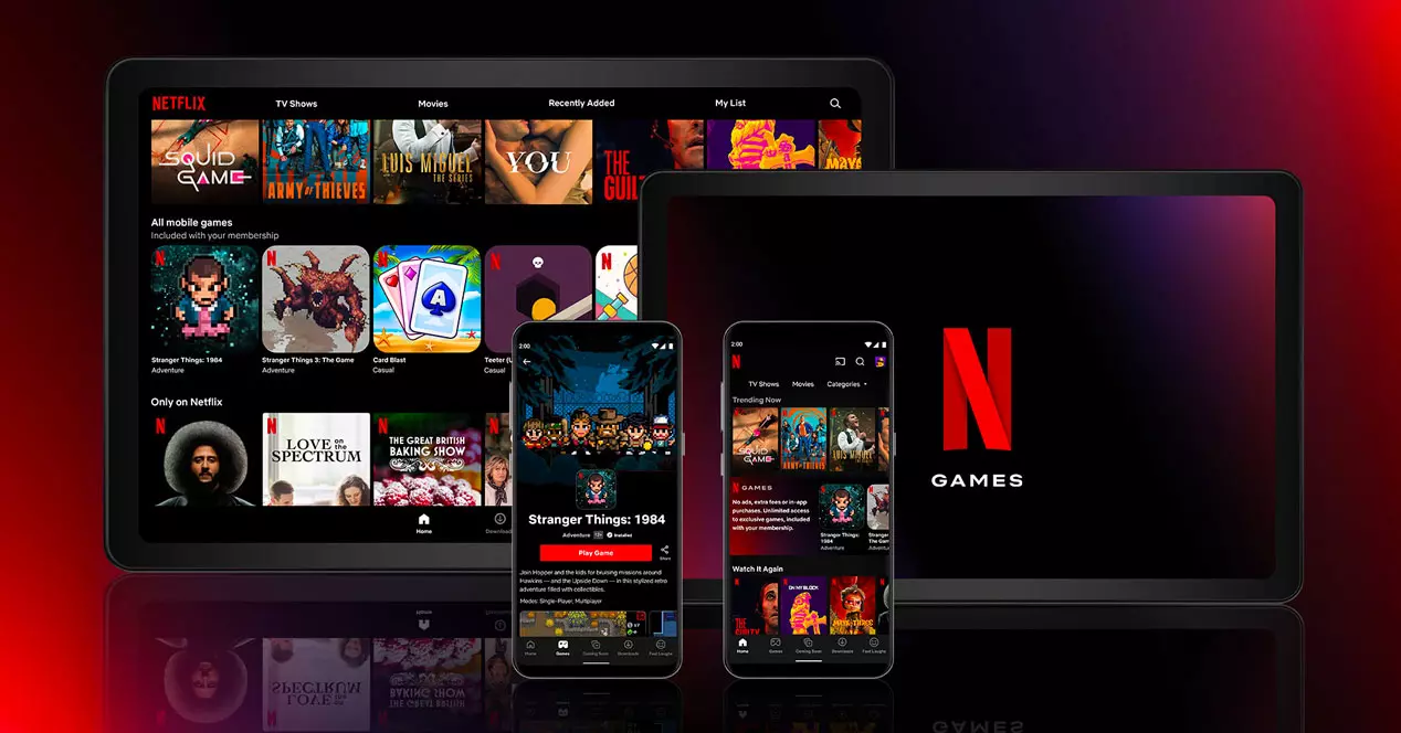 Netflix video games.