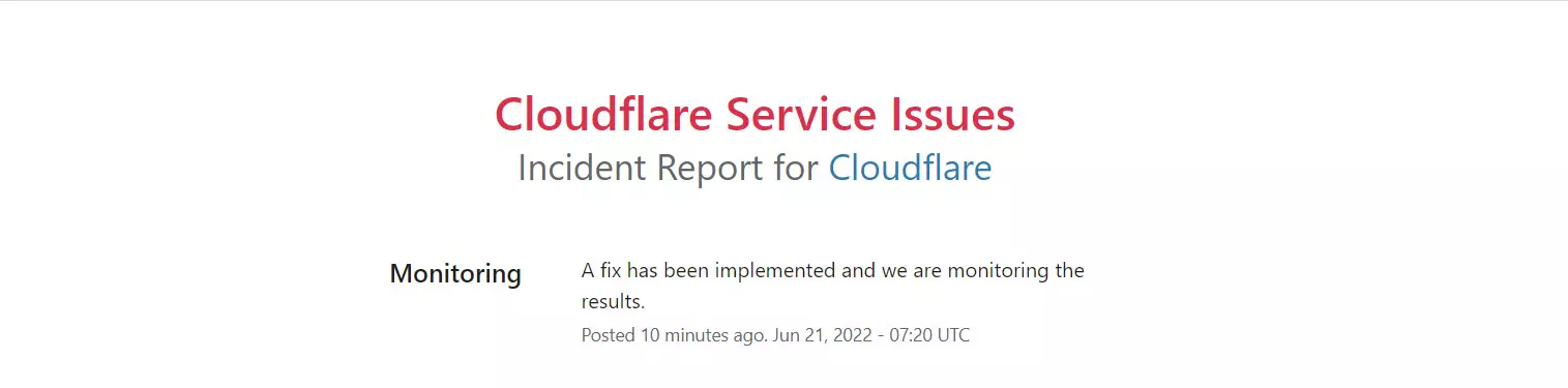 Cloudflare Solution